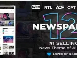 Newspaper 12 is Best selling for Blog, News & WooCommerce WordPress Theme.