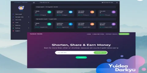 Adlinkfly Theme Darkyu for Adlinkfly Script