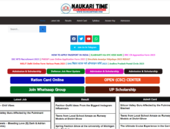 Sarkari Naukari Time Job Website