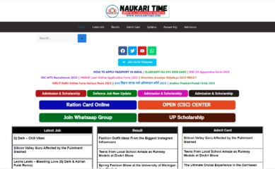 Sarkari Naukari Time Job Website