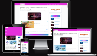 Start Your Lyrics Blog Today with Our Adsense Friendly Design