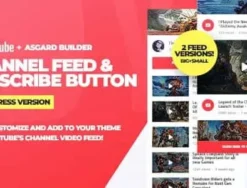 Youtube Channel Feeds and Subscribe Box WordPress Plugin