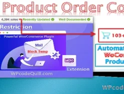 WC Product Order Count – Display WordPress WooCommerce Product Sales