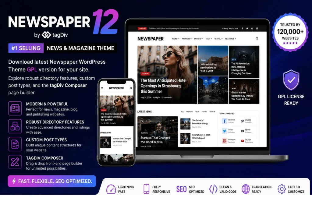 newspaper wordpress theme