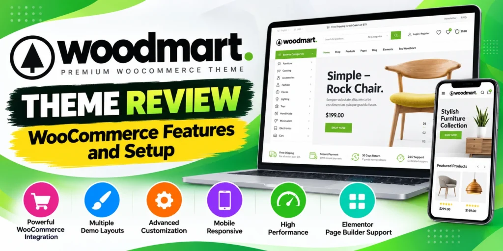 WoodMart Theme: WooCommerce Features and Setup